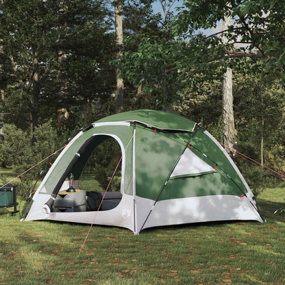 vidaXL Dome Tent with Removable Rainfly 4-Person Green