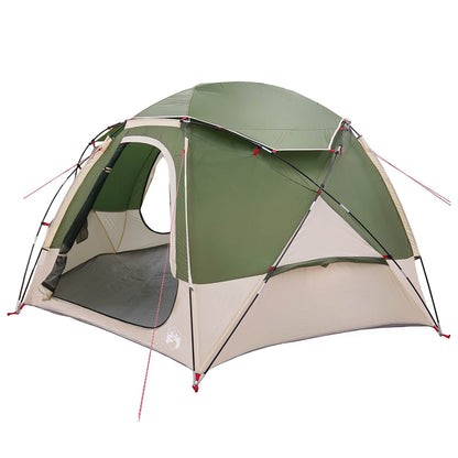 vidaXL Dome Tent with Removable Rainfly 4-Person Green