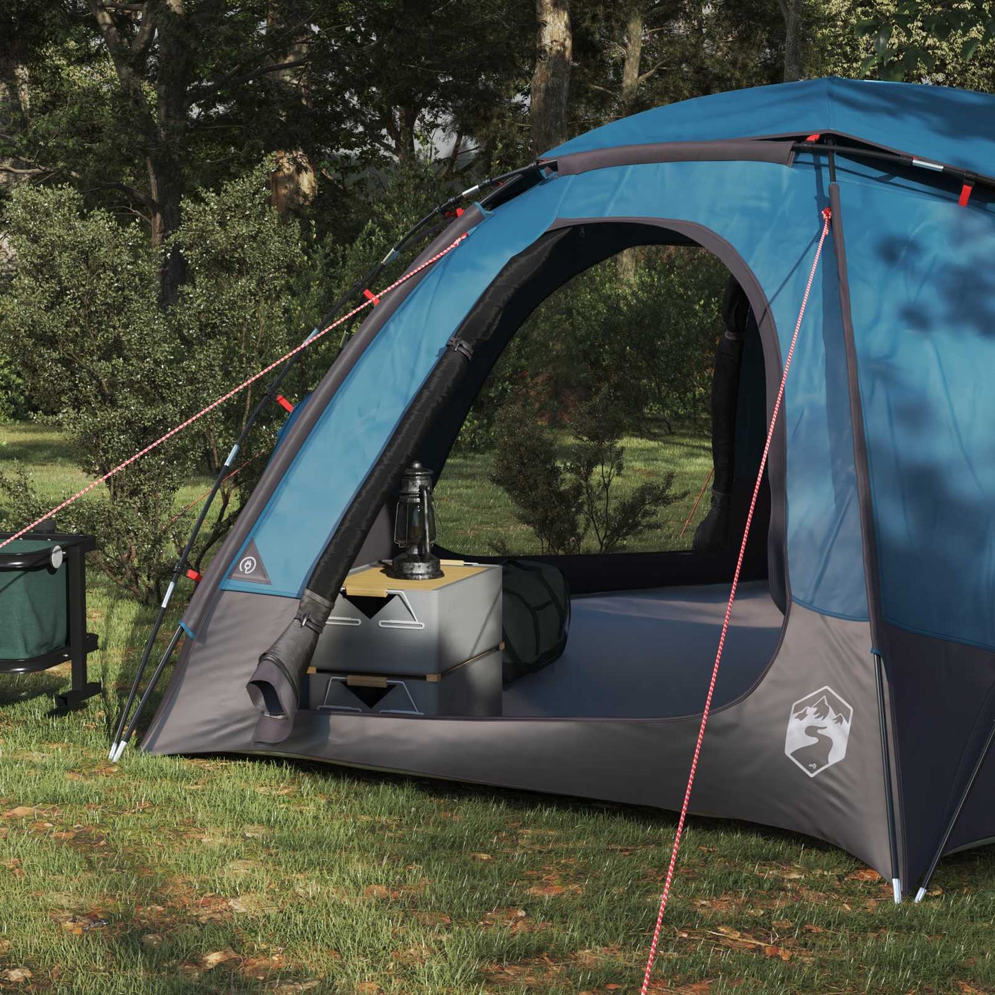 vidaXL Dome Tent with Removable Rainfly 4-Person Blue