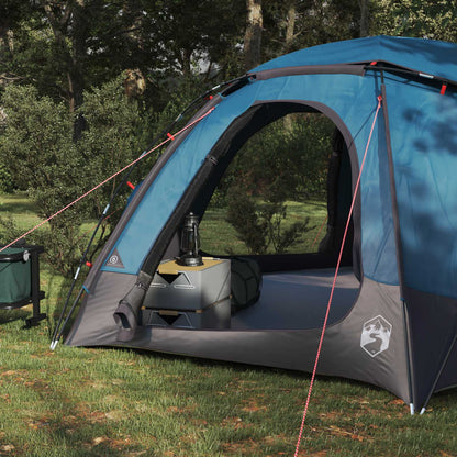 vidaXL Dome Tent with Removable Rainfly 4-Person Blue