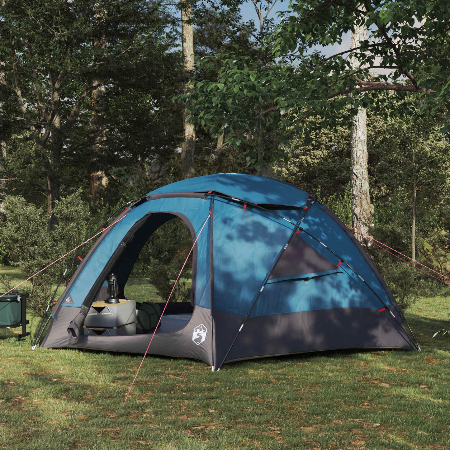 vidaXL Dome Tent with Removable Rainfly 4-Person Blue