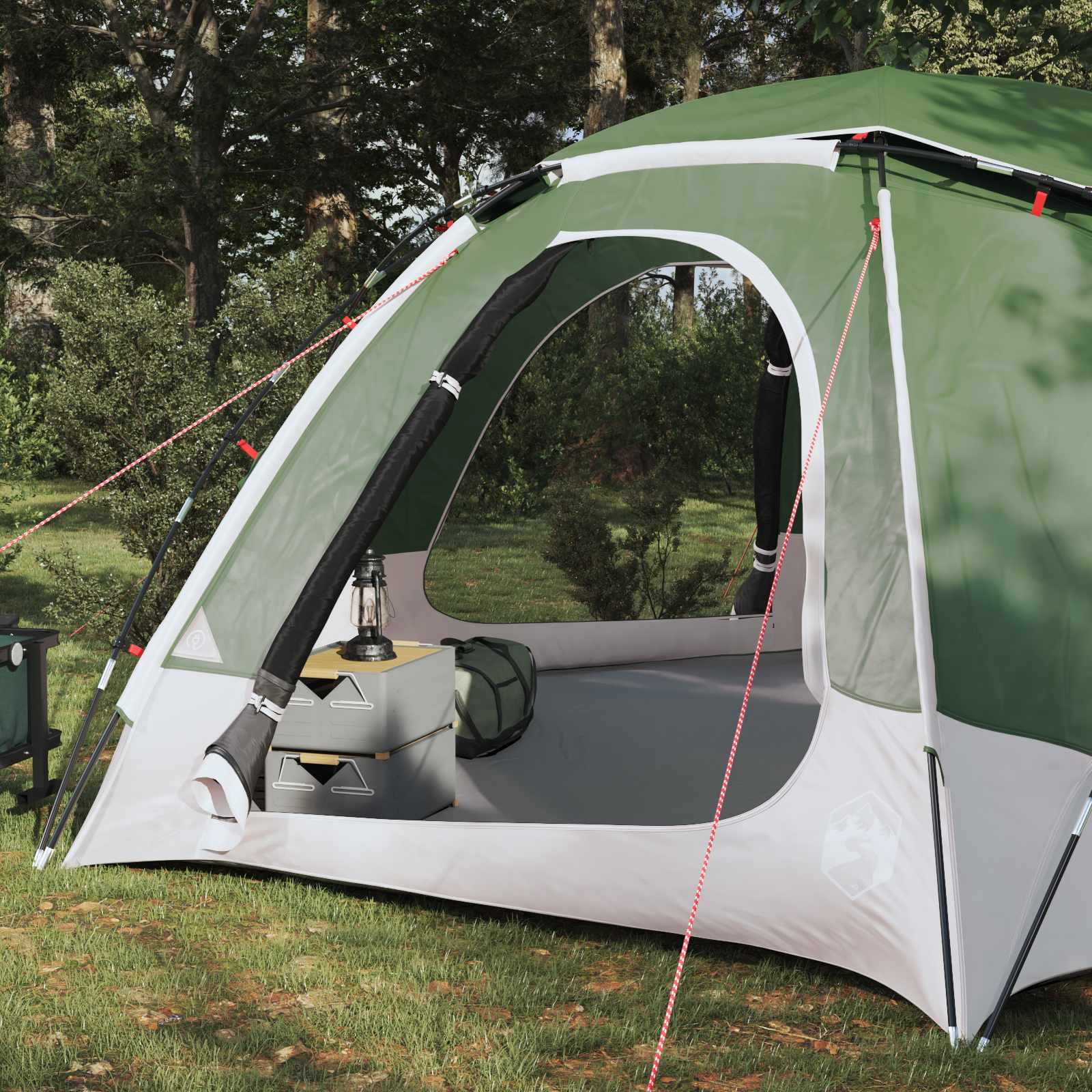 vidaXL Dome Tent with Removable Rainfly 8-Person Green