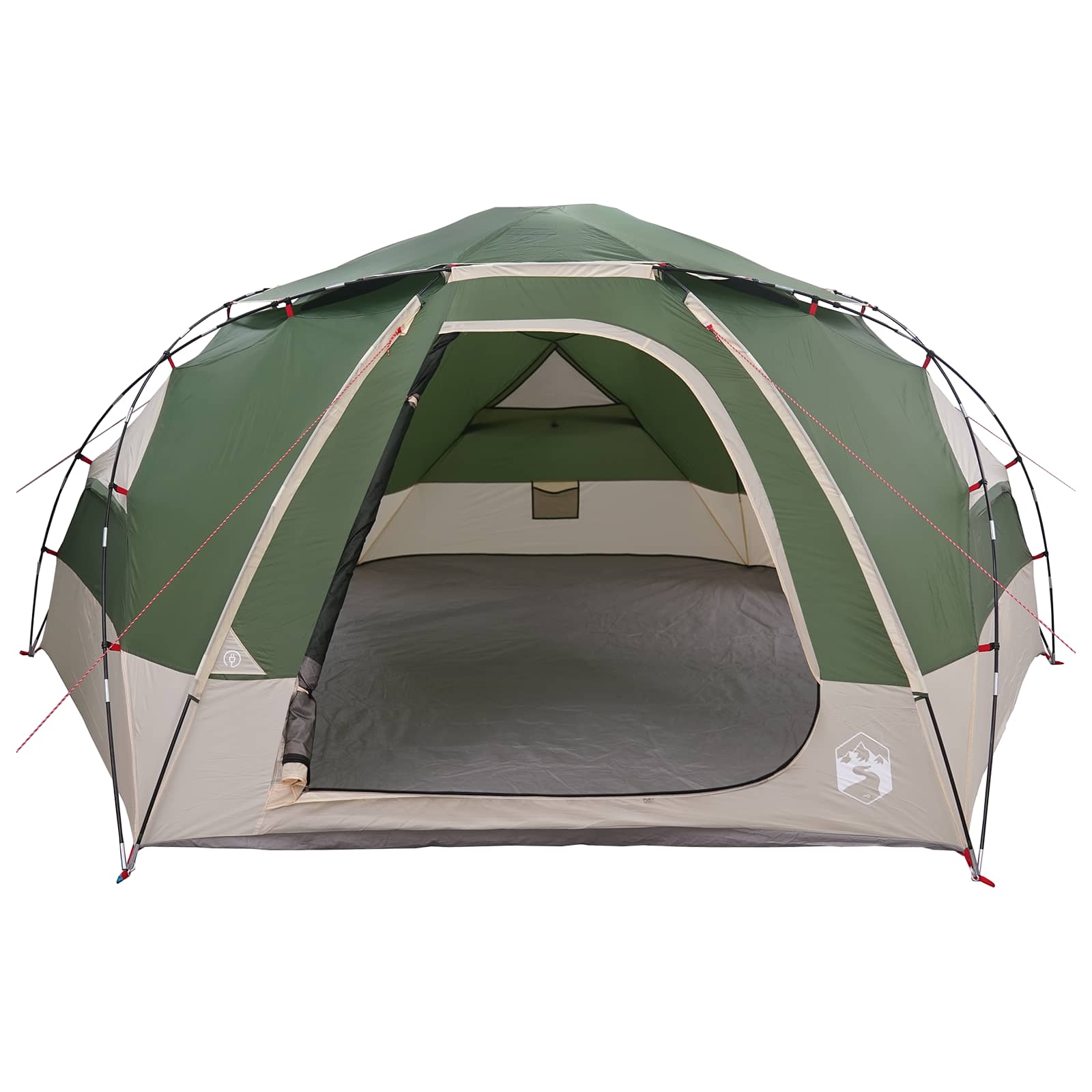 vidaXL Dome Tent with Removable Rainfly 8-Person Green