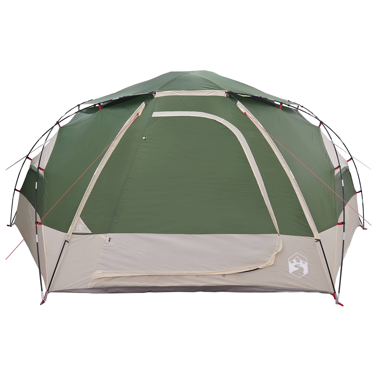 vidaXL Dome Tent with Removable Rainfly 8-Person Green