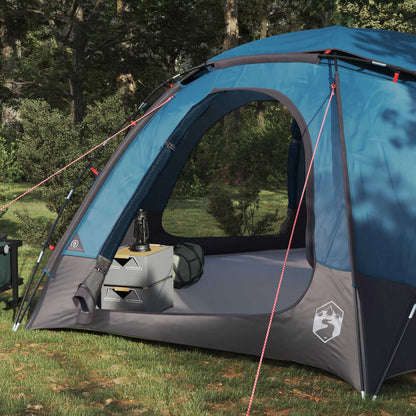 vidaXL Dome Tent with Removable Rainfly 8-Person Blue