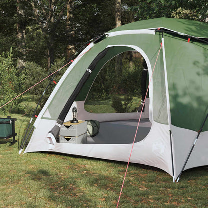 vidaXL Dome Tent with Removable Rainfly 12-Person Green