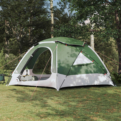 vidaXL Dome Tent with Removable Rainfly 12-Person Green