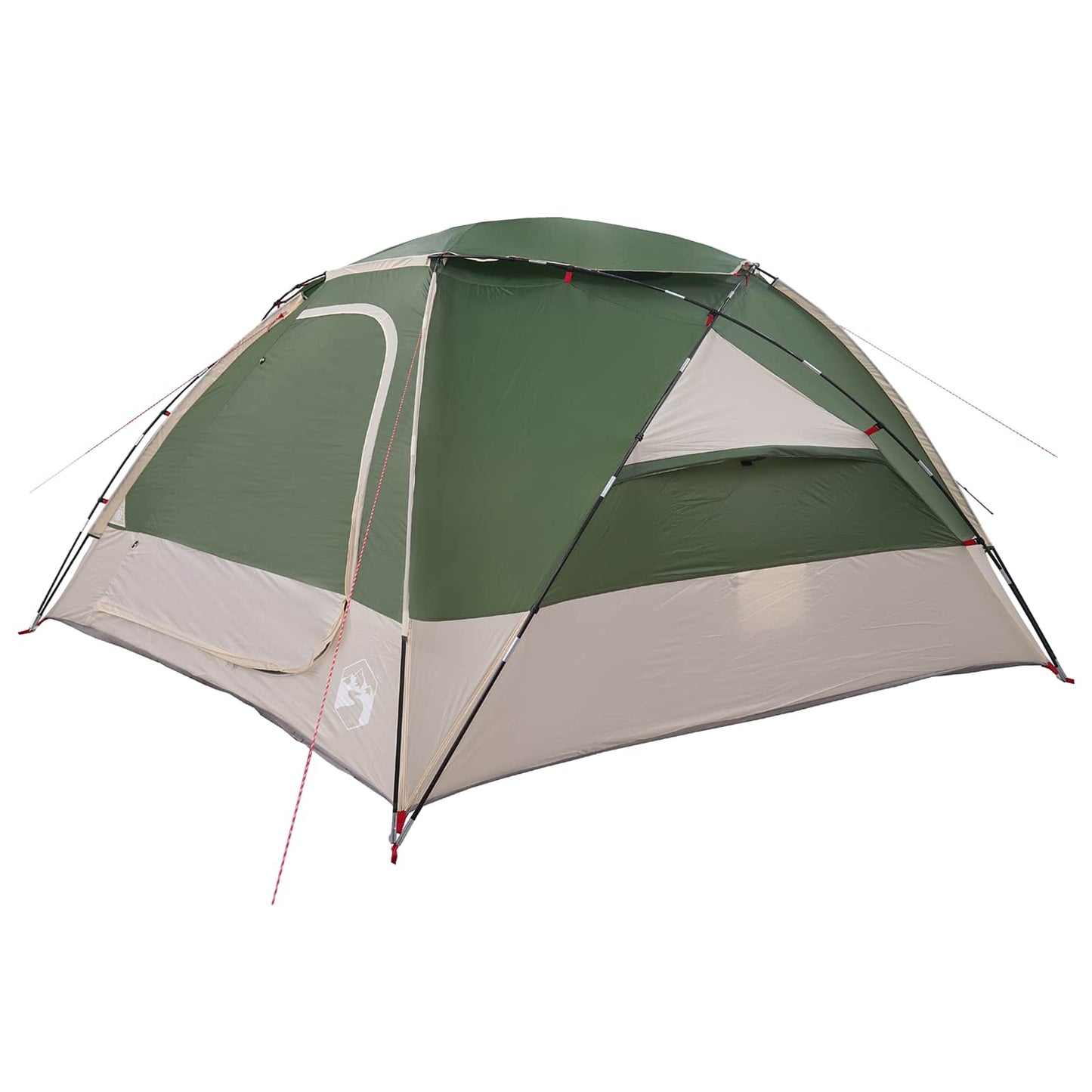 vidaXL Dome Tent with Removable Rainfly 12-Person Green