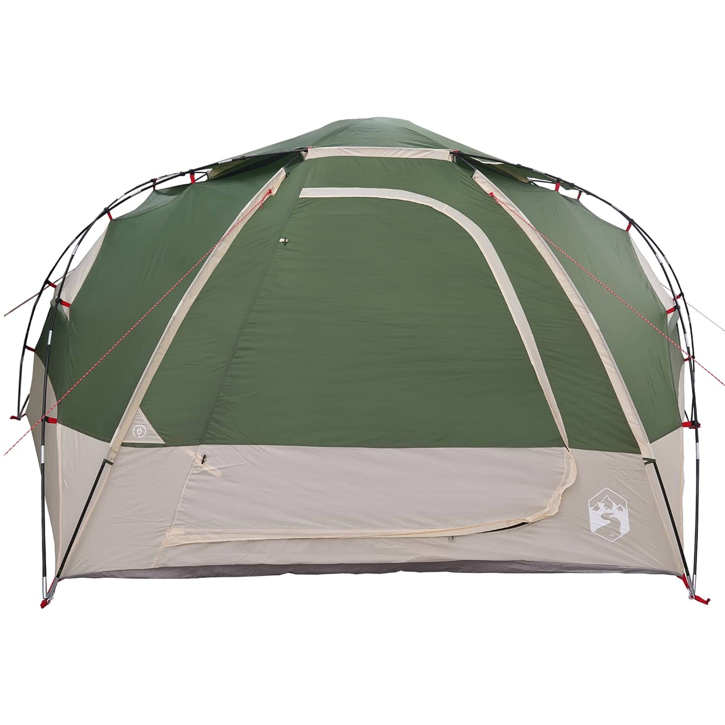 vidaXL Dome Tent with Removable Rainfly 12-Person Green