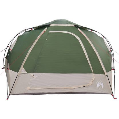 vidaXL Dome Tent with Removable Rainfly 12-Person Green