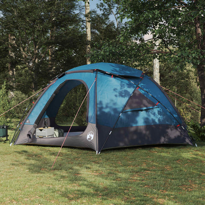 vidaXL Dome Tent with Removable Rainfly 12-Person Blue