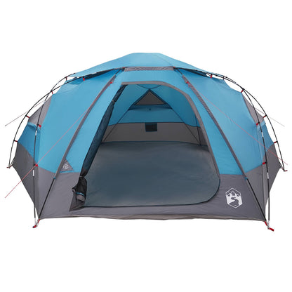 vidaXL Dome Tent with Removable Rainfly 12-Person Blue