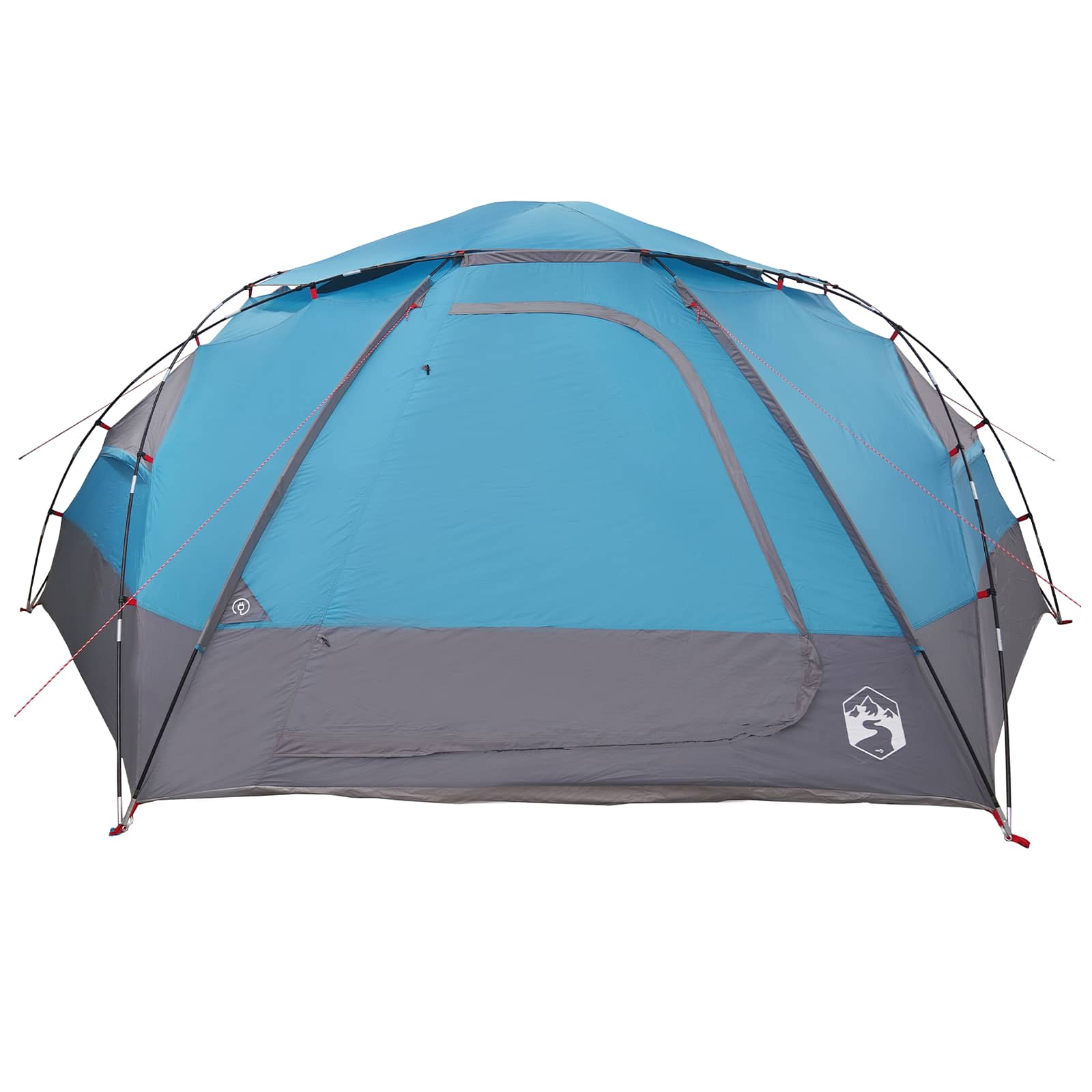 vidaXL Dome Tent with Removable Rainfly 12-Person Blue