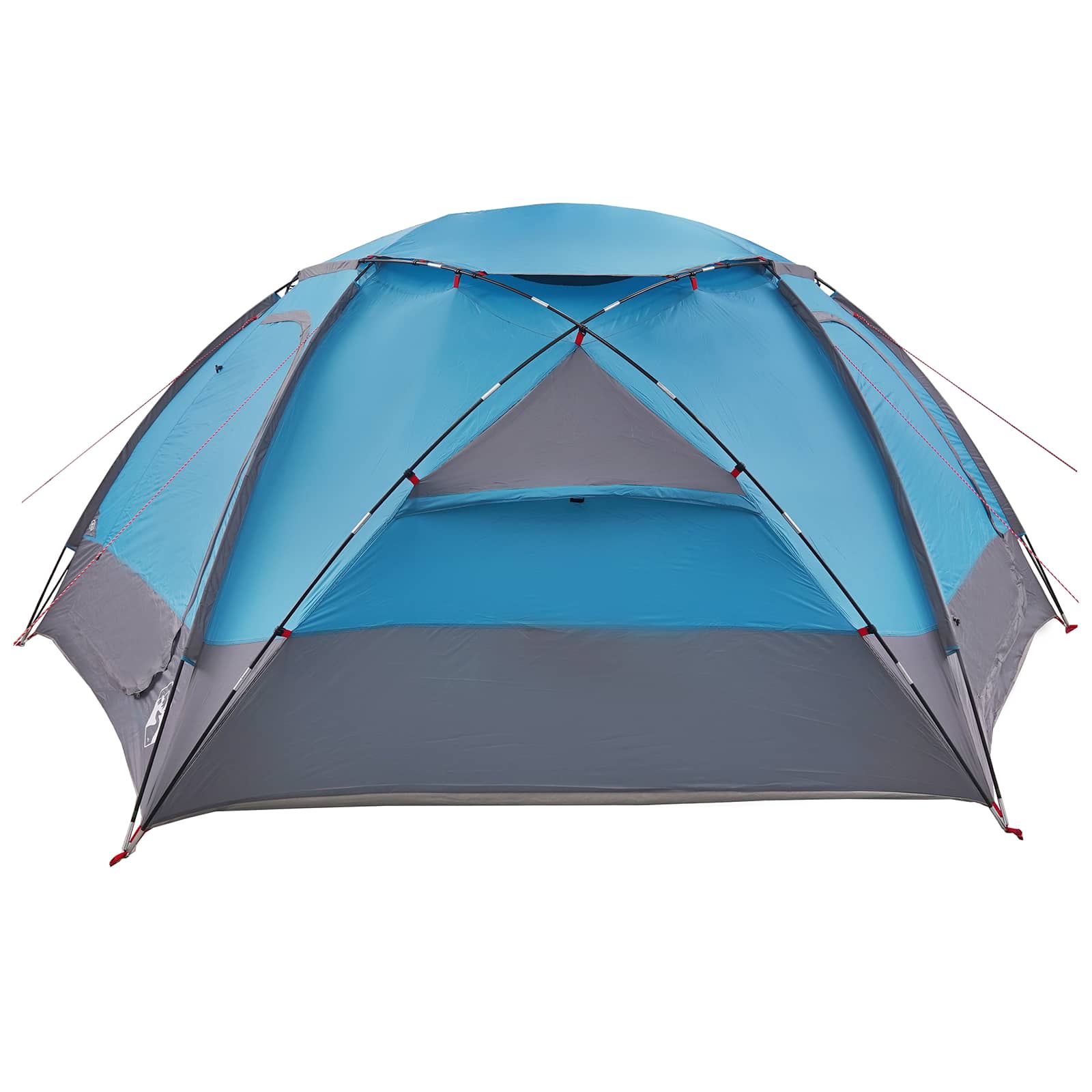 vidaXL Dome Tent with Removable Rainfly 12-Person Blue