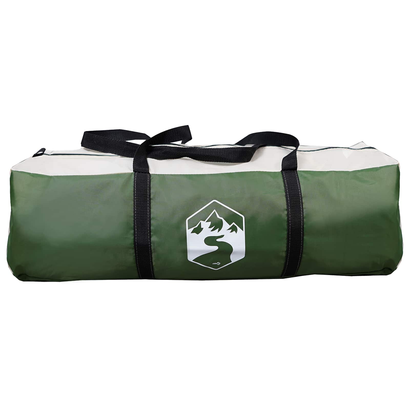 vidaXL Family Tent 5-Person Green 185T Polyester with PU Coating
