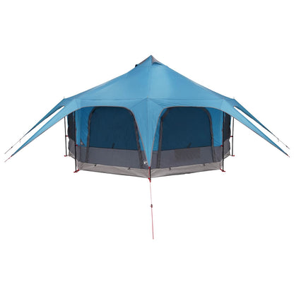 vidaXL Family Tent 5-Person Blue 185T Polyester with PU Coating