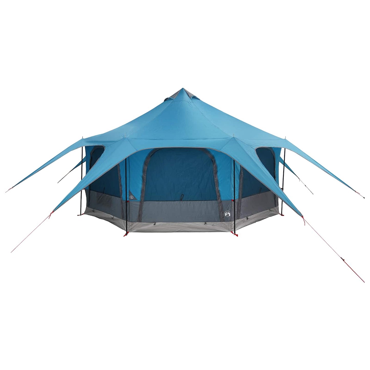 vidaXL Family Tent 5-Person Blue 185T Polyester with PU Coating