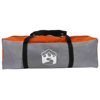 vidaXL Family Tent 5-Person Grey and Orange