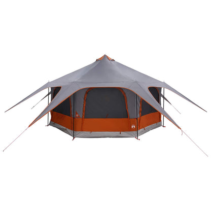 vidaXL Family Tent 5-Person Grey and Orange