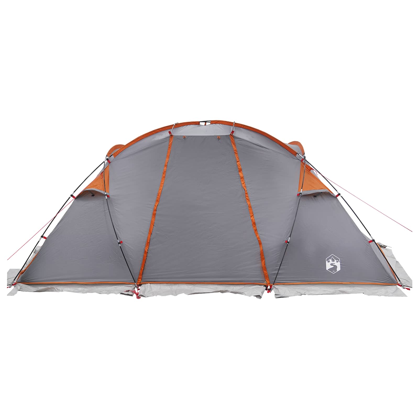 vidaXL Tunnel Tent 520 x 260 x 175 cm Grey and Orange