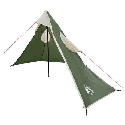 vidaXL 2-in-1 Rain Poncho with Hood 262 x 126 x 130 cm Green