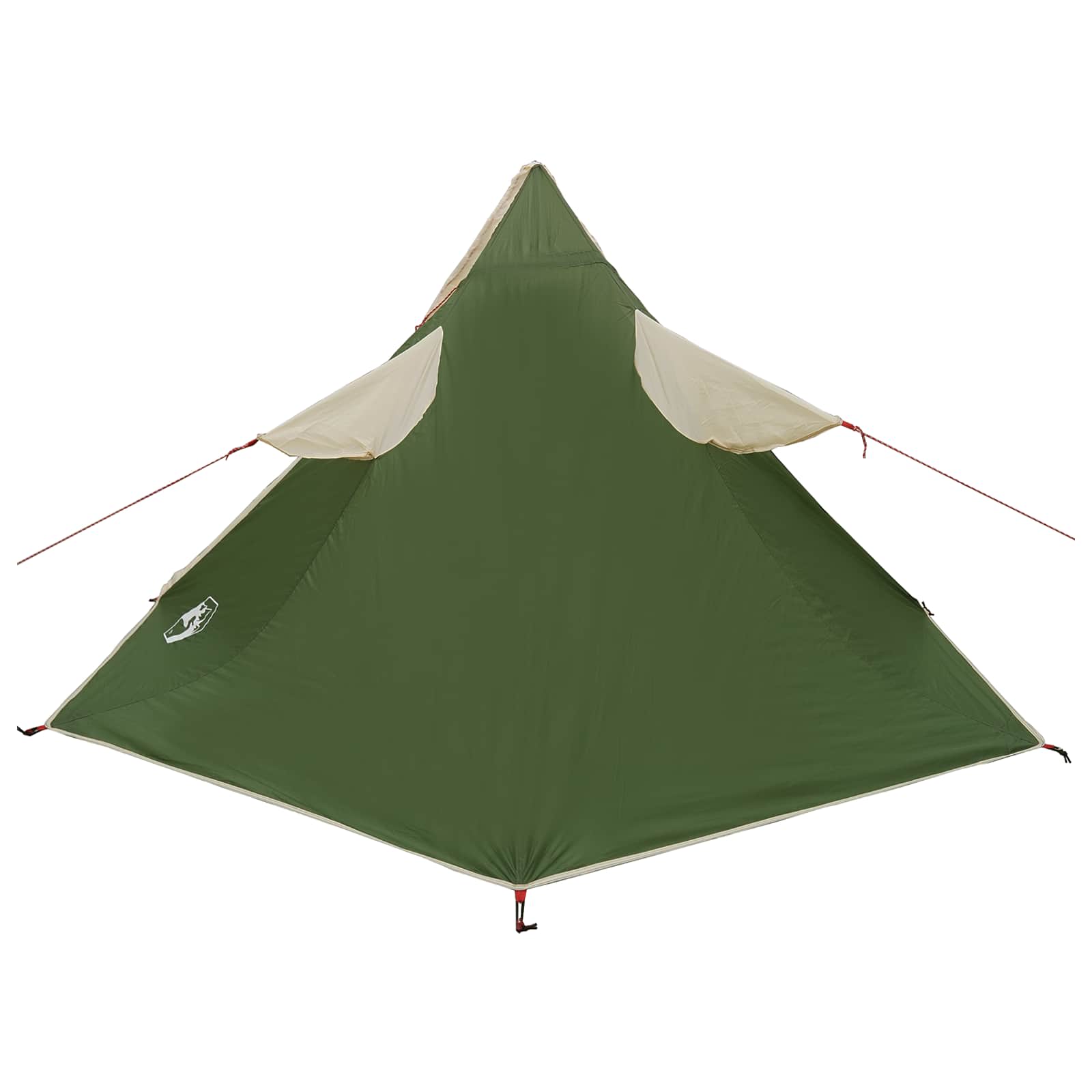 vidaXL 2-in-1 Rain Poncho with Hood 262 x 126 x 130 cm Green