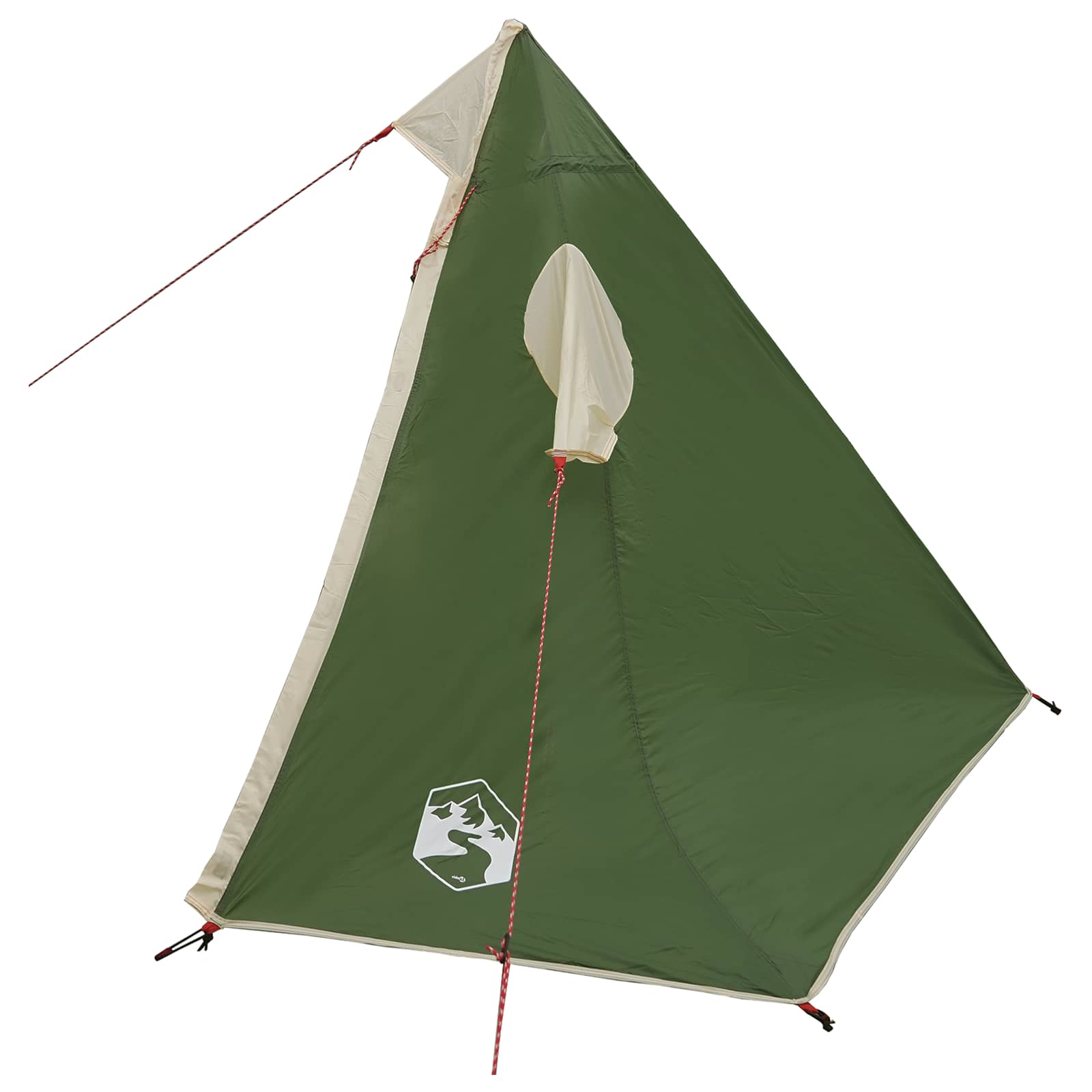 vidaXL 2-in-1 Rain Poncho with Hood 262 x 126 x 130 cm Green