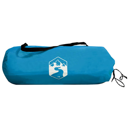 vidaXL 2-in-1 Rain Poncho with Hood 262 x 126 x 130 cm Blue