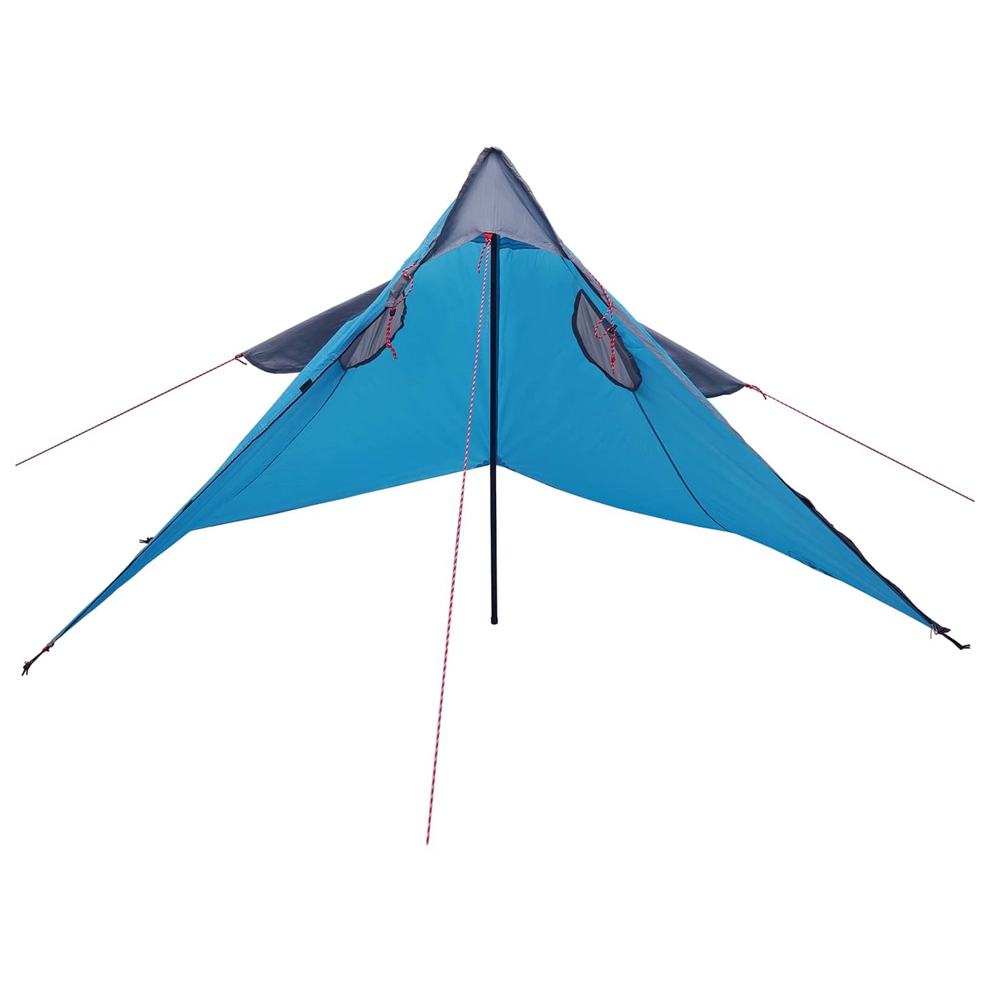 vidaXL 2-in-1 Rain Poncho with Hood 262 x 126 x 130 cm Blue