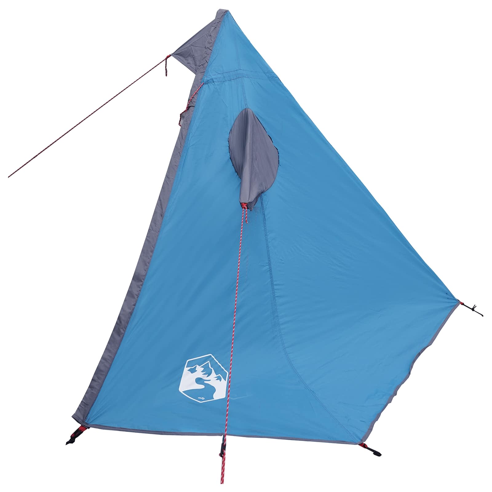 vidaXL 2-in-1 Rain Poncho with Hood 262 x 126 x 130 cm Blue