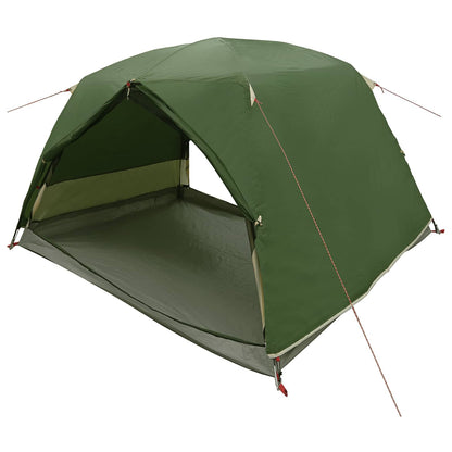 vidaXL Backpacking Tent 2-Person Green 185T Polyester with PU Coating