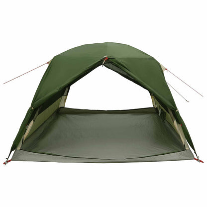 vidaXL Backpacking Tent 2-Person Green 185T Polyester with PU Coating