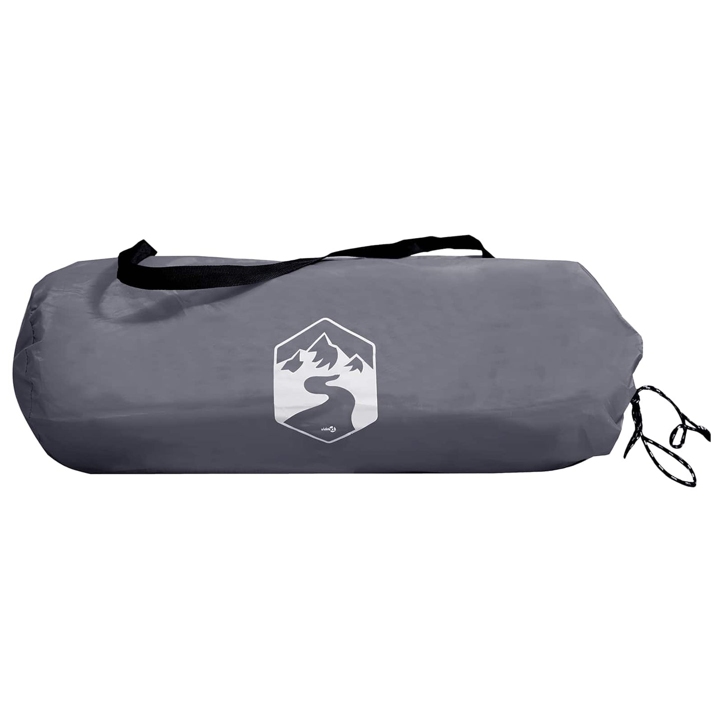 vidaXL Backpacking Tent 2-Person Grey and Orange