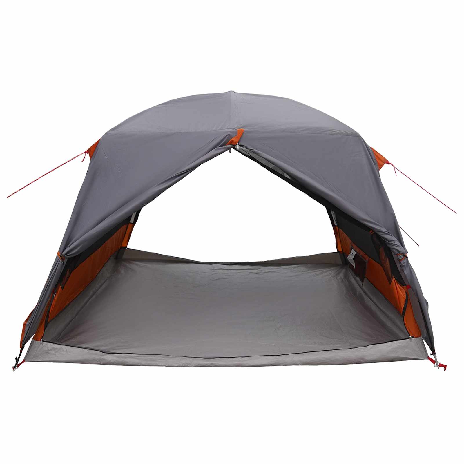 vidaXL Backpacking Tent 2-Person Grey and Orange