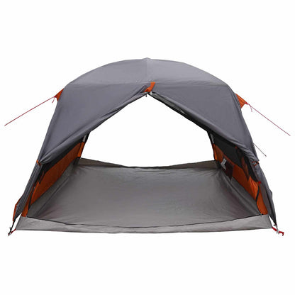 vidaXL Backpacking Tent 2-Person Grey and Orange