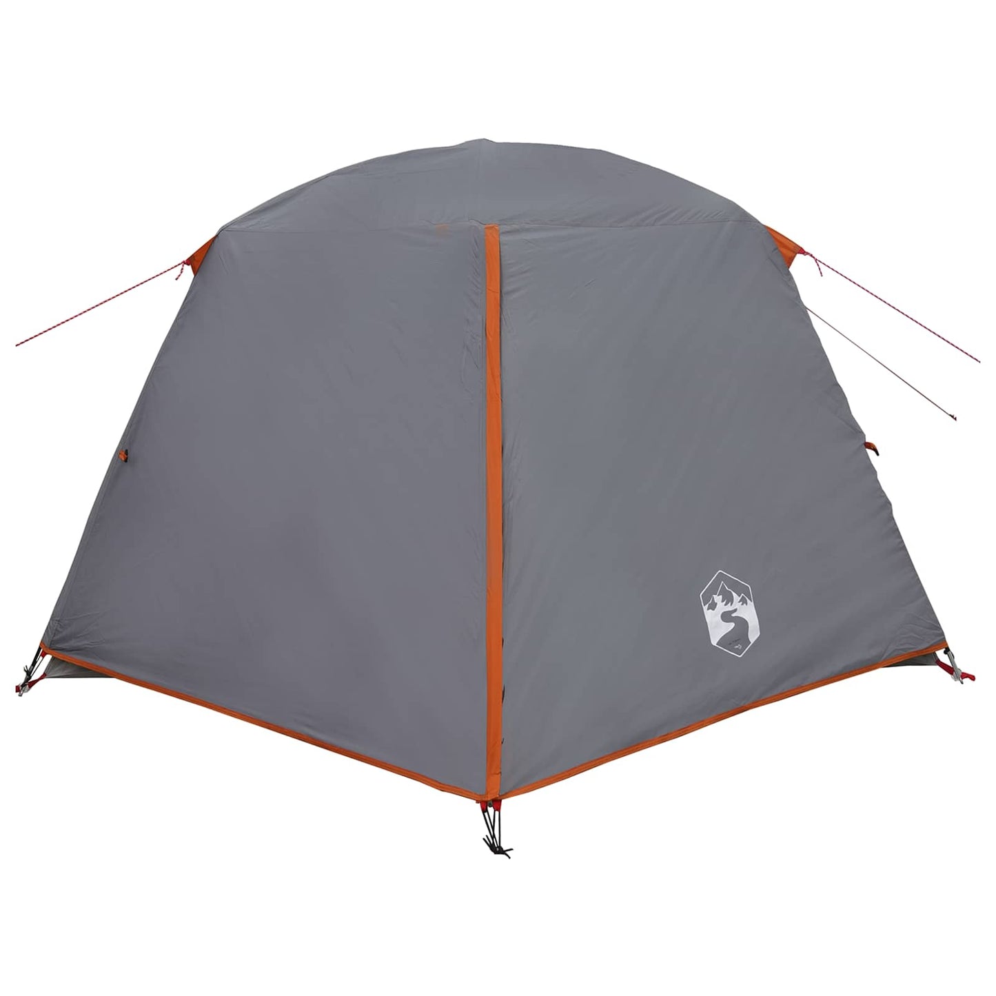 vidaXL Backpacking Tent 2-Person Grey and Orange