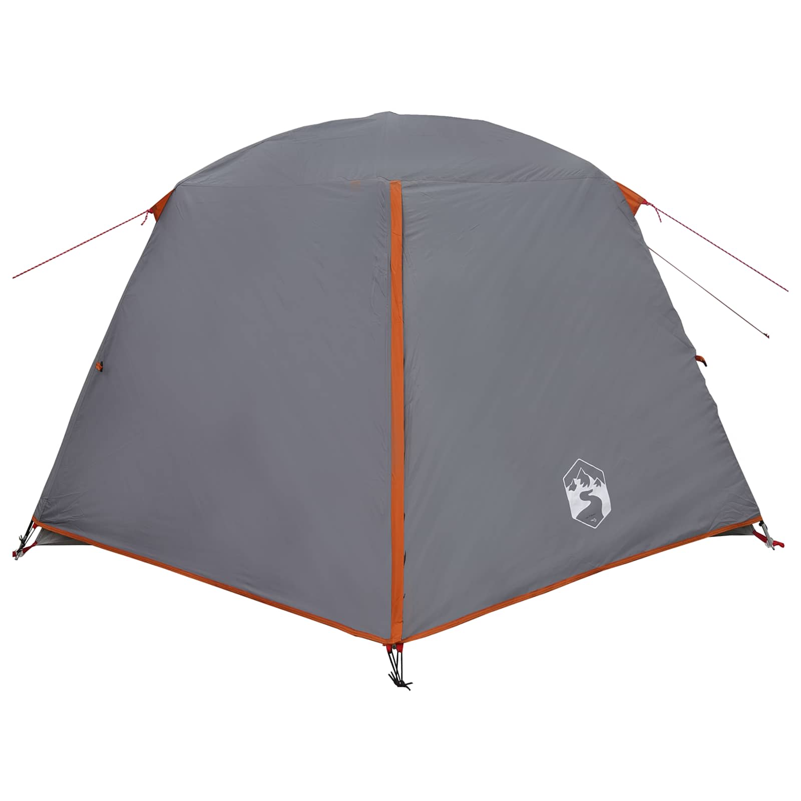 vidaXL Backpacking Tent 2-Person Grey and Orange