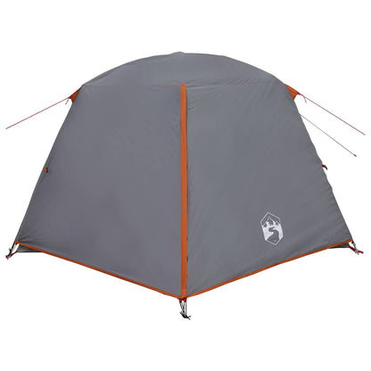 vidaXL Backpacking Tent 2-Person Grey and Orange
