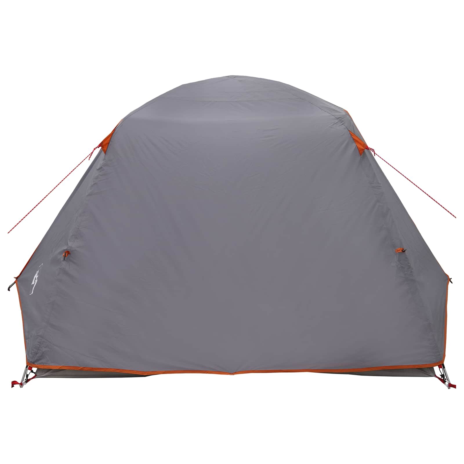 vidaXL Backpacking Tent 2-Person Grey and Orange