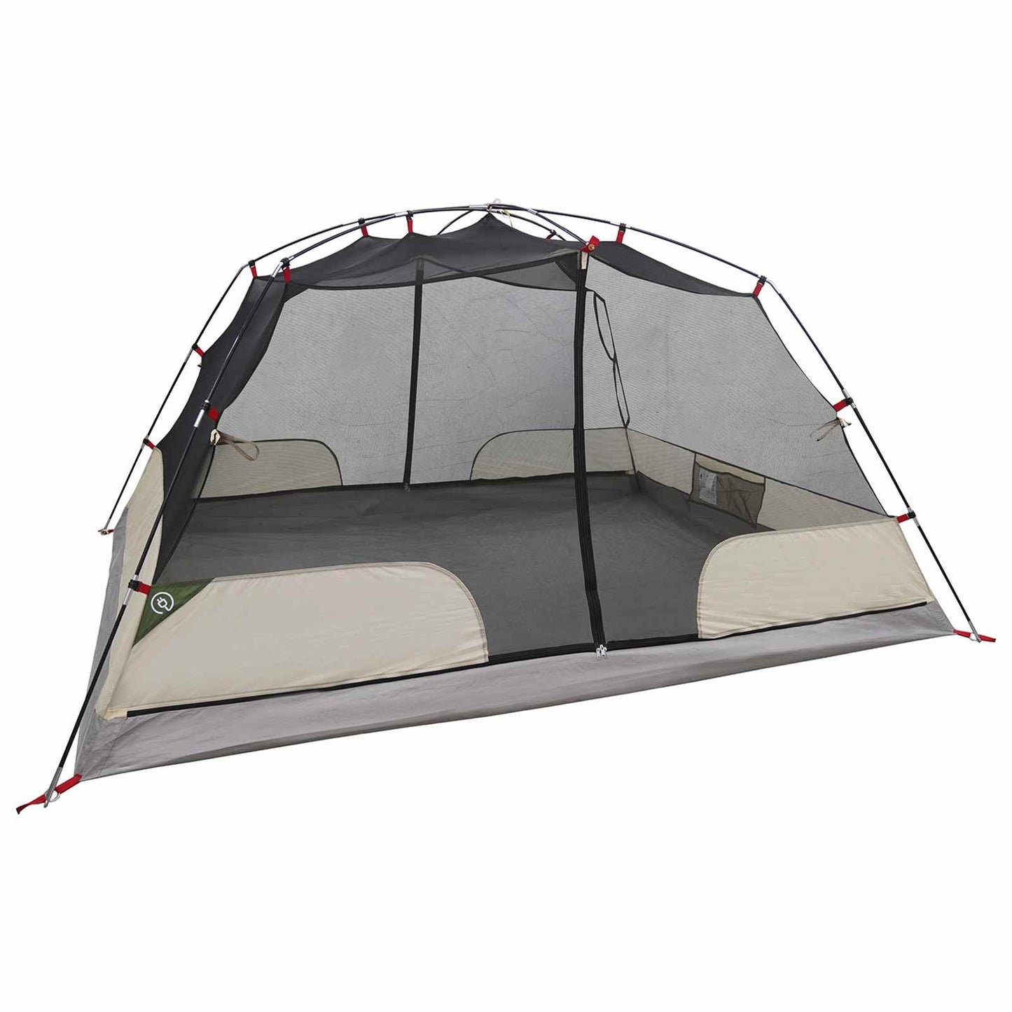vidaXL Backpacking Tent 4-Person Green 185T Polyester with PU Coating