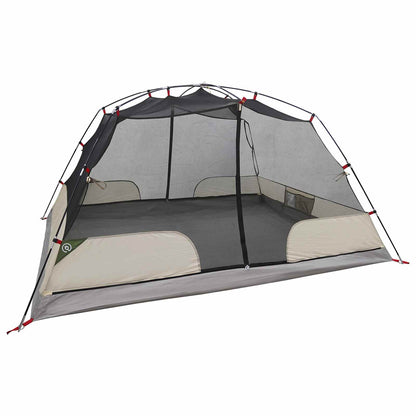 vidaXL Backpacking Tent 4-Person Green 185T Polyester with PU Coating