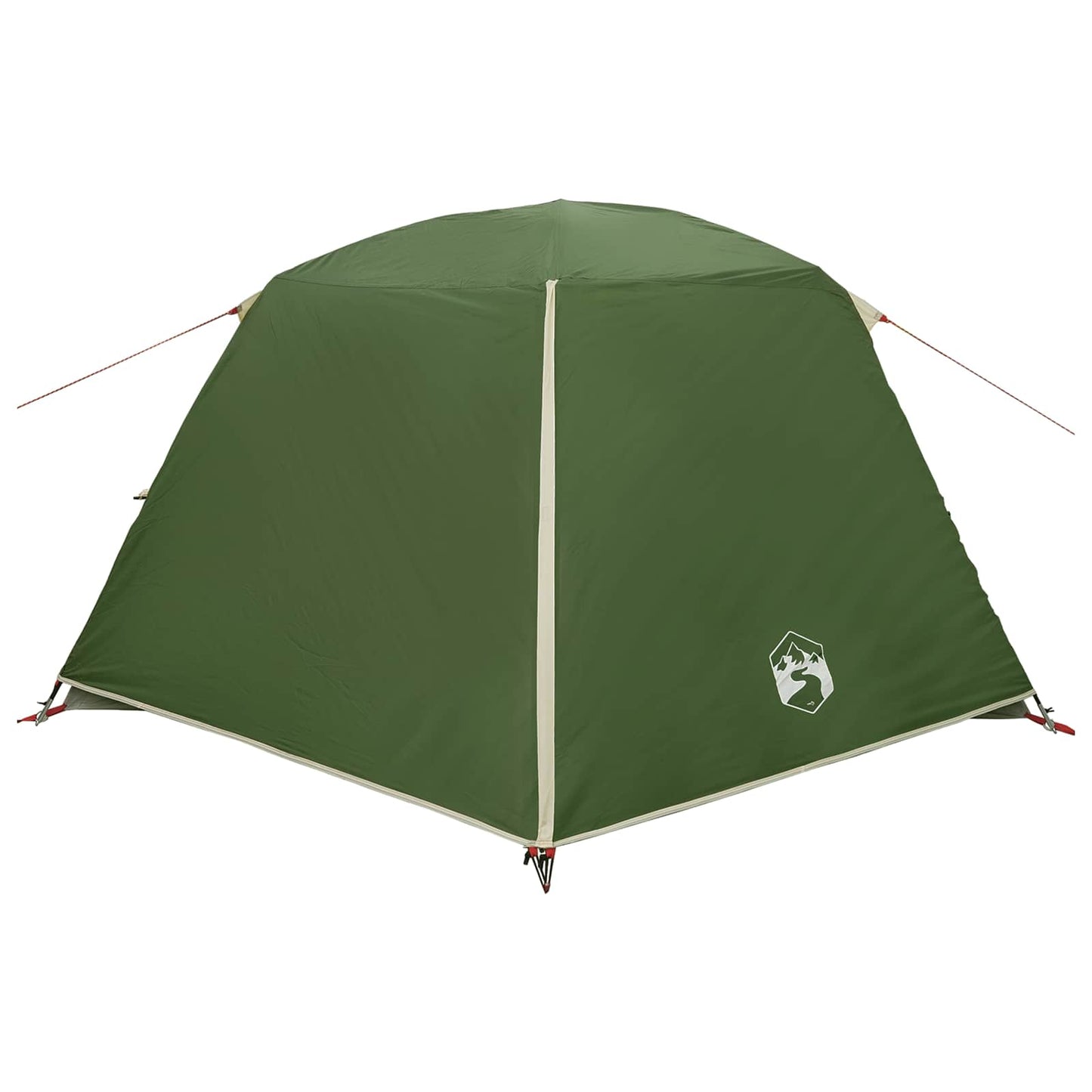 vidaXL Backpacking Tent 4-Person Green 185T Polyester with PU Coating