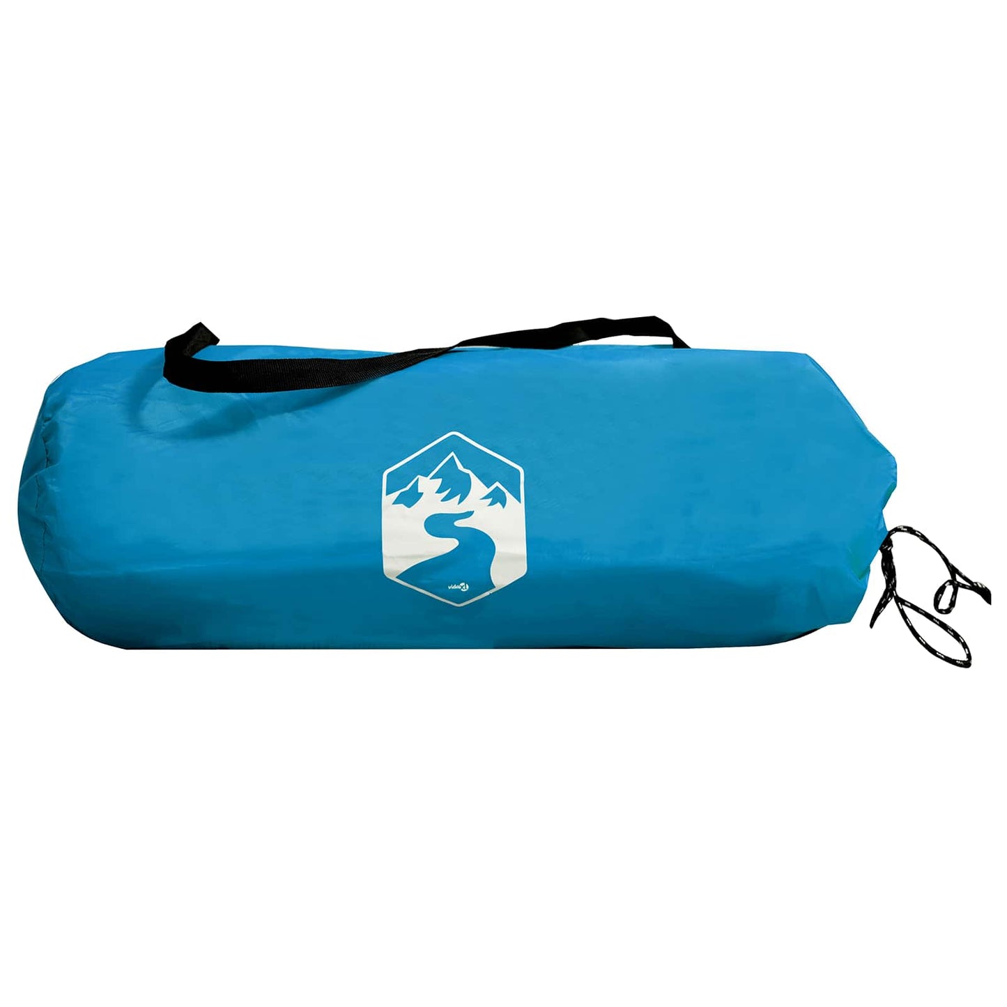 vidaXL Backpacking Tent 4-Person Blue 185T Polyester with PU Coating