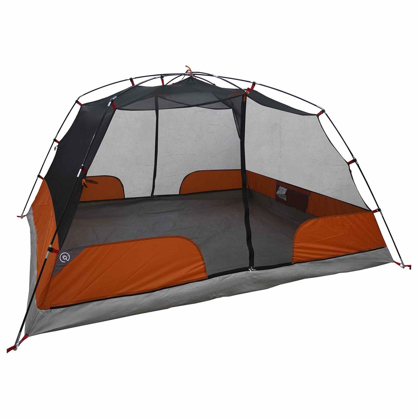 vidaXL Backpacking Tent 4-Person Grey and Orange