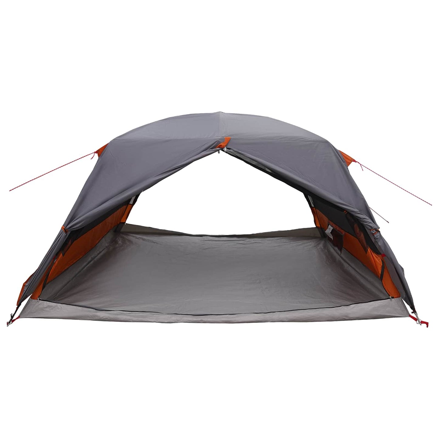 vidaXL Backpacking Tent 4-Person Grey and Orange