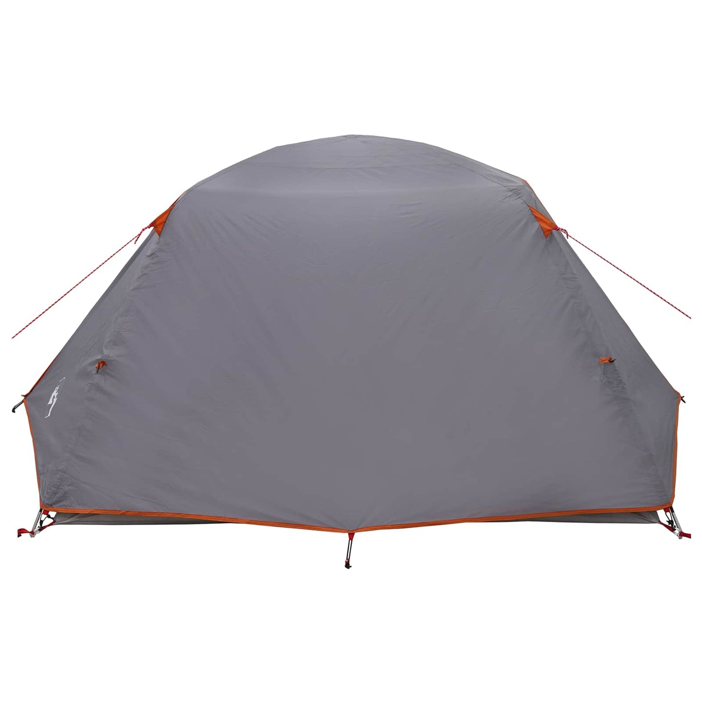 vidaXL Backpacking Tent 4-Person Grey and Orange