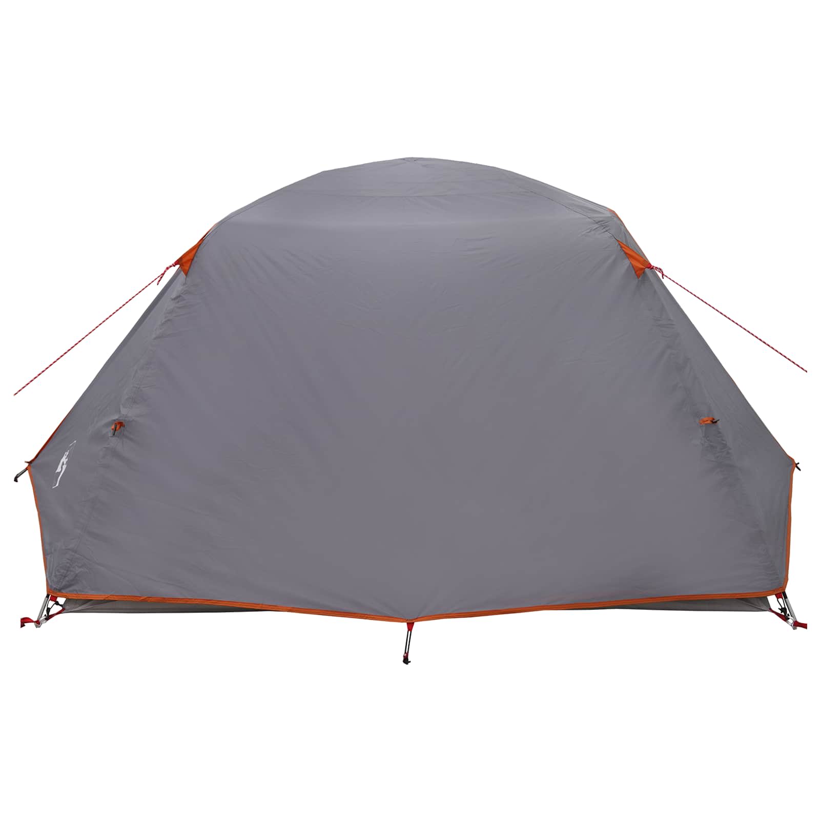 vidaXL Backpacking Tent 4-Person Grey and Orange