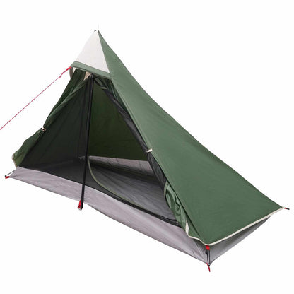 vidaXL Backpacking Tent 222 x 85 x 125 cm Green