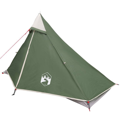 vidaXL Backpacking Tent 222 x 85 x 125 cm Green