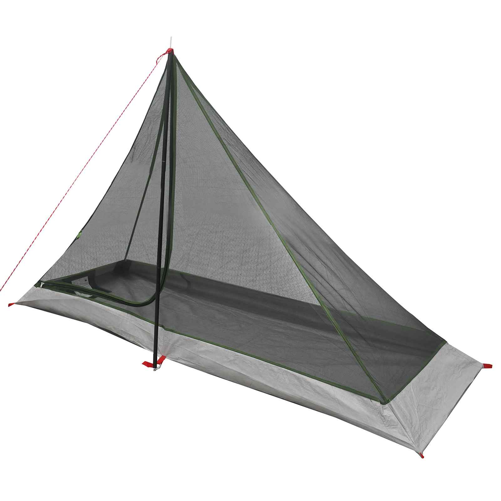 vidaXL Backpacking Tent 222 x 85 x 125 cm Green